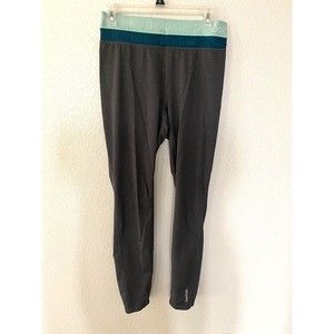 Reebok • Womens Grey Yoga Workout Gym Leggings Pants • Size L
